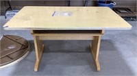 Wood table-top not attached-60 x 42 x 29.25