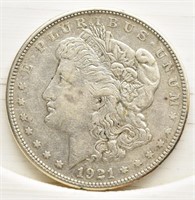 1921-S Morgan Silver Dollar - XF