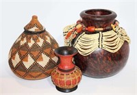 Ceramic Jug with Mottled Glaze