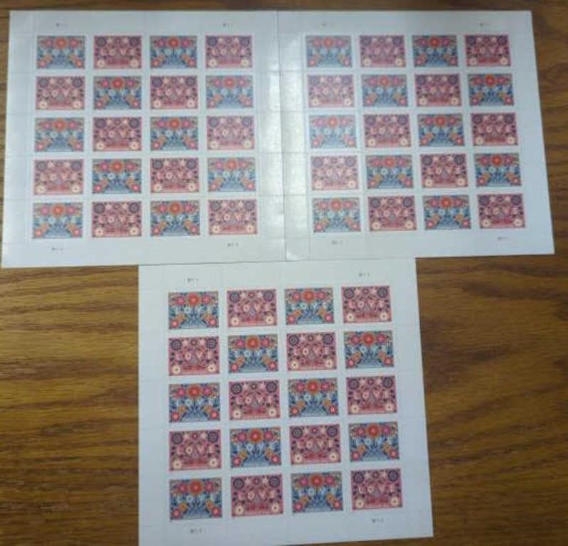60x first class forever stamps x .68= $40.80