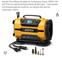 AstroAl Tire Inflator Portable Air Compressor Pum