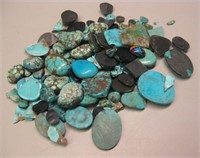 850 Carat Various Sized Turquoise Cabochon