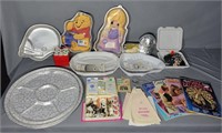 Four Character Cake Pans, Trays, Decorating