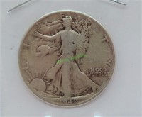 1942 nice shape Silver Walking Liberty half Dollar