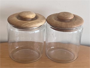 Vintage mid century canisters