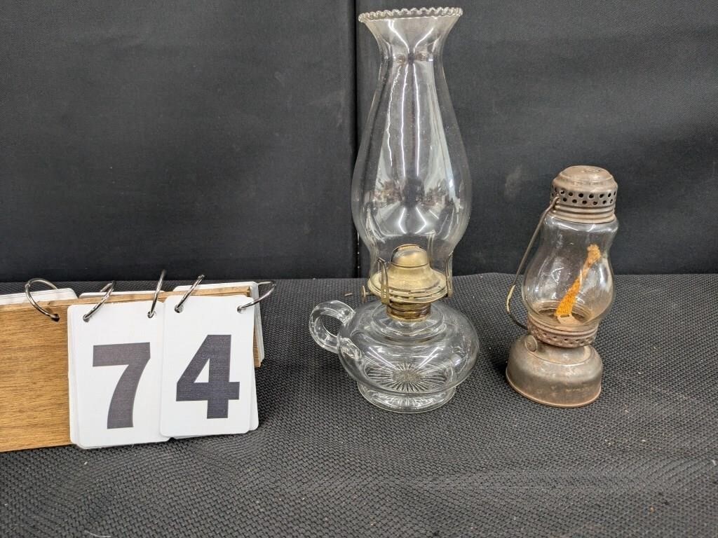 Oil Lantern & Oil Lamp