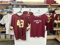 Redskins and Virginia tech fan gear