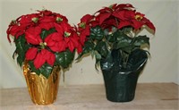 Silk Poinsettias