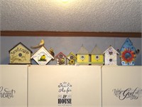 Group of Decorative Birdhouses - Located in