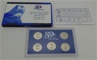 2007 U.S. Proof Quarter Set