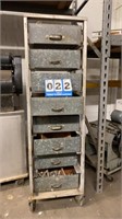 Cres-Cor Cart with 8 Drawers
