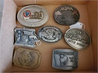 Livestock, Agriculture belt buckle collection