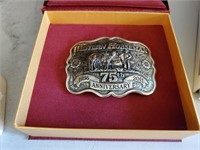 Western Horseman 75th Anniversary belt buckle