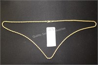 sterling silver chain necklace (display)