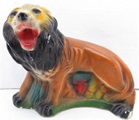 Vintage Carnival Chalk Ware Lion Figurine