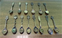 Lot of Collectors Spoons Christmas
