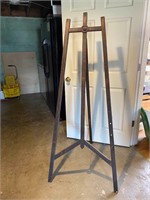 Vintage Wooden Art Easel - Needs Piece