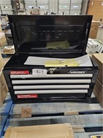 metal 4-drawer tool box (with key)