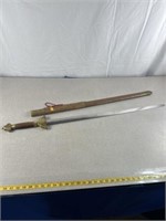 Traditional Japanese straight sword,