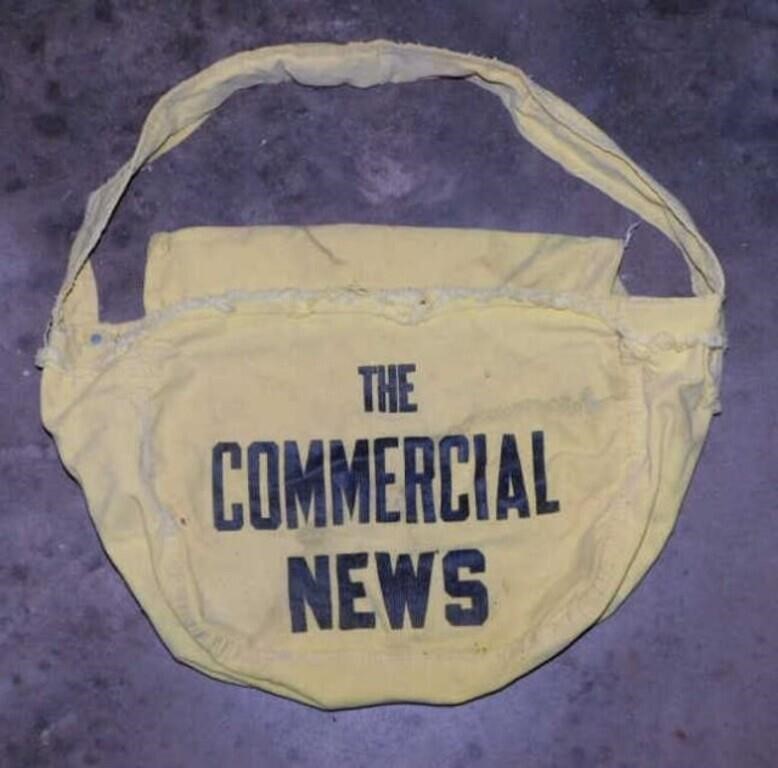 Commercial News Danville Illinois newspaper bag -