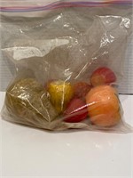 Bag of Wax Fruit