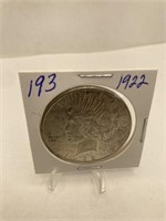 1922 Peace Silver Dollar