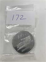 Silver Ridgeway Cent 1967 100 Yr