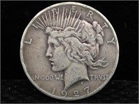 1927 Silver Peace Dollar
