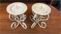 2 candle holders
