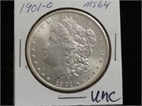 1901 O MORGAN SILVER DOLLAR 90%