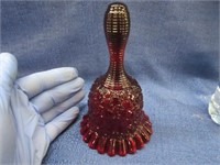 nice fenton buttons & bows red bell