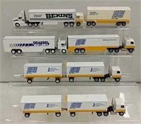 6x- Winross Moving Company Semi Trucks