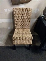 Wicker rope chair