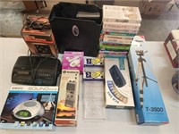 Electronics, VHS Tapes, Office Supplies