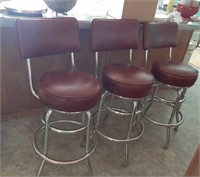(3) Bar Stool Chairs