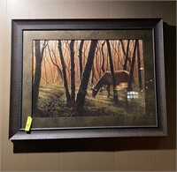 Nature Print Deer - Matted 45” x 35”