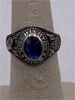 STERLING SILVER 1978 HIGH SCHOOL CLASS RING