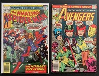 Amazing Spider man 174 and The Avengers 154