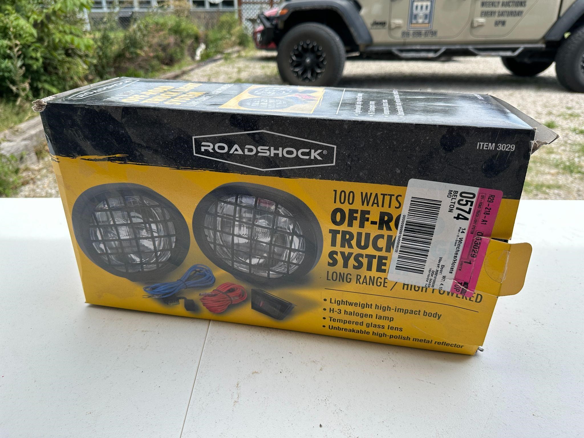 Roadshock 100W Offroad Truck Lights NEW