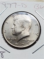 BU 1977-D Kennedy Half Dollar