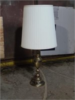 Brushed Brass Accent Lamp 36" Tall