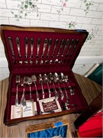 Rogers Bros. Silverware in Case