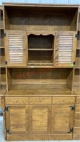 ETHAN ALLEN CABINET WITH HUTCH TOP