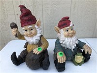 Sitting Garden Gnomes