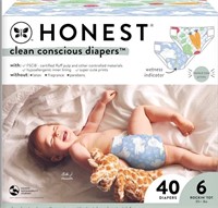 $35 The honest company clean conscious diapers Sz6