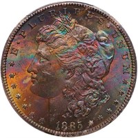 $1 1885-CC PCGS MS64 CAC