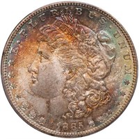 $1 1885-S PCGS MS64 CAC