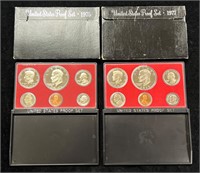 1975 & 1977 US Proof Sets in Boxes