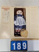 Vintage 85th Anniversary 18" Raggedy Ann Doll