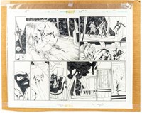 Comic Justice League #42 Original Art Sheet!